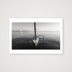 Oiled Seas - Black & White — 45×30cm, 18×12" Print only